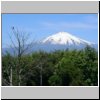 unterwegs nach Pucon  Blick auf den Vulkan Villarrica
