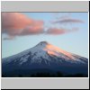 Pucon  Vulkan Villarrica beim Sonnenuntergang