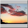 Pucon  Sonnenuntergang am Villarrica See