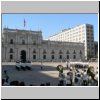 Santiago de Chile  Wachwechselzeremonie vor dem Präsidentenpalast Palacio de la Moneda