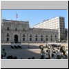 Santiago de Chile  Wachwechselzeremonie vor dem Präsidentenpalast Palacio de la Moneda