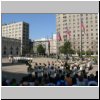 Santiago de Chile  Wachwechselzeremonie vor dem Präsidentenpalast Palacio de la Moneda