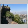 Santiago de Chile  Aussichtshügel Cerro Santa Lucia, Blick auf die Stadt