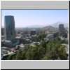 Santiago de Chile  Aussichtshügel Cerro Santa Lucia, Blick auf die Stadt