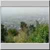 Santiago de Chile  unterwegs zum Gipfel des Cerro San Cristobal, Blick auf die Stadt