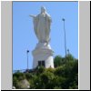 Santiago de Chile  Marienstatue auf dem Gipfel des Cerro San Cristobal