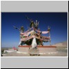 ein mongolisches Heiligtum (Grabanlage) an der Straße nach Turfan