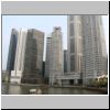 Central Business District - Hochhäuser am Ufer des Singapore Rivers