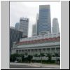 Central Business District - The Fullerton Hotel und die Skyline