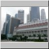 Central Business District - The Fullerton Hotel und die Skyline