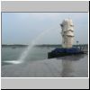 Merlion Park - The Merlion und Marina Bay