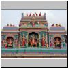 Little India - hinduistischer Sri Vadapathira Kaliamman Tempel, Fassadenschmuck