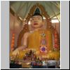 Little India - buddh. Sakaya Muni Buddha Gaya Tempel (Tempel der 1000. Lichter), sitzender Buddha