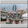 Chinatown - im Innenhof des Sri Mariamman Tempels