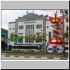 Chinatown - New Bridge Road, The Majestic Theater und Dekorationen zum chinesischen Neujahr