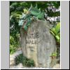 Sentosa-Insel - eine Drachenskulptur am Anfang des Nature Walk  / Dragon Trail