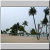 Sentosa-Insel - künstlicher Strand Siloso Beach