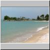Sentosa-Insel - k&uuml;nstlicher Strand Siloso Beach
