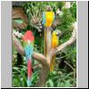 Jurong Bird Bark - Papageien am Eingang zum Vogelpark
