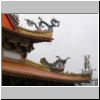 Kong Meng San Phor Kark See Tempel in Bishan - Dachdekorationen auf der Halle des Großen Mitgefühls