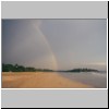 Beruwala - ein Regenbogen am Strand vor der Hotelzone
