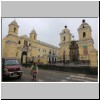 Lima - die Kirchen Iglesia La Soledad (die Einsamkeit) und Basílica y Convento de San Francisco de Lima