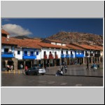 Arkadenhäuser am Plaza de Armas, Cusco