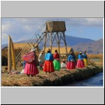 Schwimmende Inseln der Uros auf dem Titicaca-See
