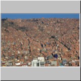 Blick vom Mirador Killi Killi auf La Paz, Bolivien