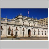 Haupteingang zum Regierungssitz La Moneda, Santiago de Chile