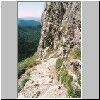 Abstieg von Giewont über den Paß Przelecz Kondracka zum Paß Przelecz w Grzybowcu und später ins Tal Dolina Strazyska