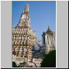 Bangkok - Wat Arun, links der Hauptprang