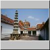 Bangkok - Wat Pho, kleine Pagoden in der Doppelgalerie um den Bot