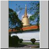 Bangkok - Wat Sommanat, ein goldener Chedi