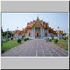Bangkok - Wat Benchamabopitr (Marmortempel), Haupteingang zum Bot