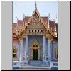 Bangkok - Wat Benchamabopitr (Marmortempel), Haupteingang zum Bot