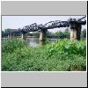 Kanchanaburi - die Br&uuml;cke am River Kwai