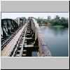 Kanchanaburi - die Brücke am River Kwai