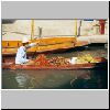 Damnoen Saduak - "schwimmender Markt", ein Boot mit Früchten