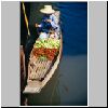 Damnoen Saduak - "schwimmender Markt", ein Boot mit Fr&uuml;chten