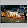 Damnoen Saduak - "schwimmender Markt", ein Boot mit Strohhüten