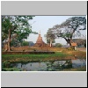 Sukhothai - ein Chedi im historischen Park (Wat Chana Songkhram)