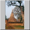 Sukhothai - die Ruinen von Wat Mahathat, eine Stupa