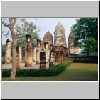 Sukhothai - die Ruinen von Wat Sri Sawai im Khmer-Stil