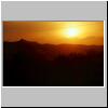 Sonnenuntergang über Kappadokien