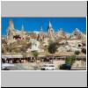 Kappadokien - Parkplatz vor dem Freilichtmuseum bei Göreme