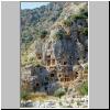 bei Demre -  Felshang mit lykischen Grabhäusern im antiken Myra