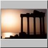 Side - der Apollo-Tempel beim Sonnenuntergang