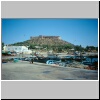 Kelibia - ein spanischer Fort; vorne Fischereihafen