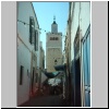 Tunis - in der Medina, Minarett der Djama ez Zitouna Moschee